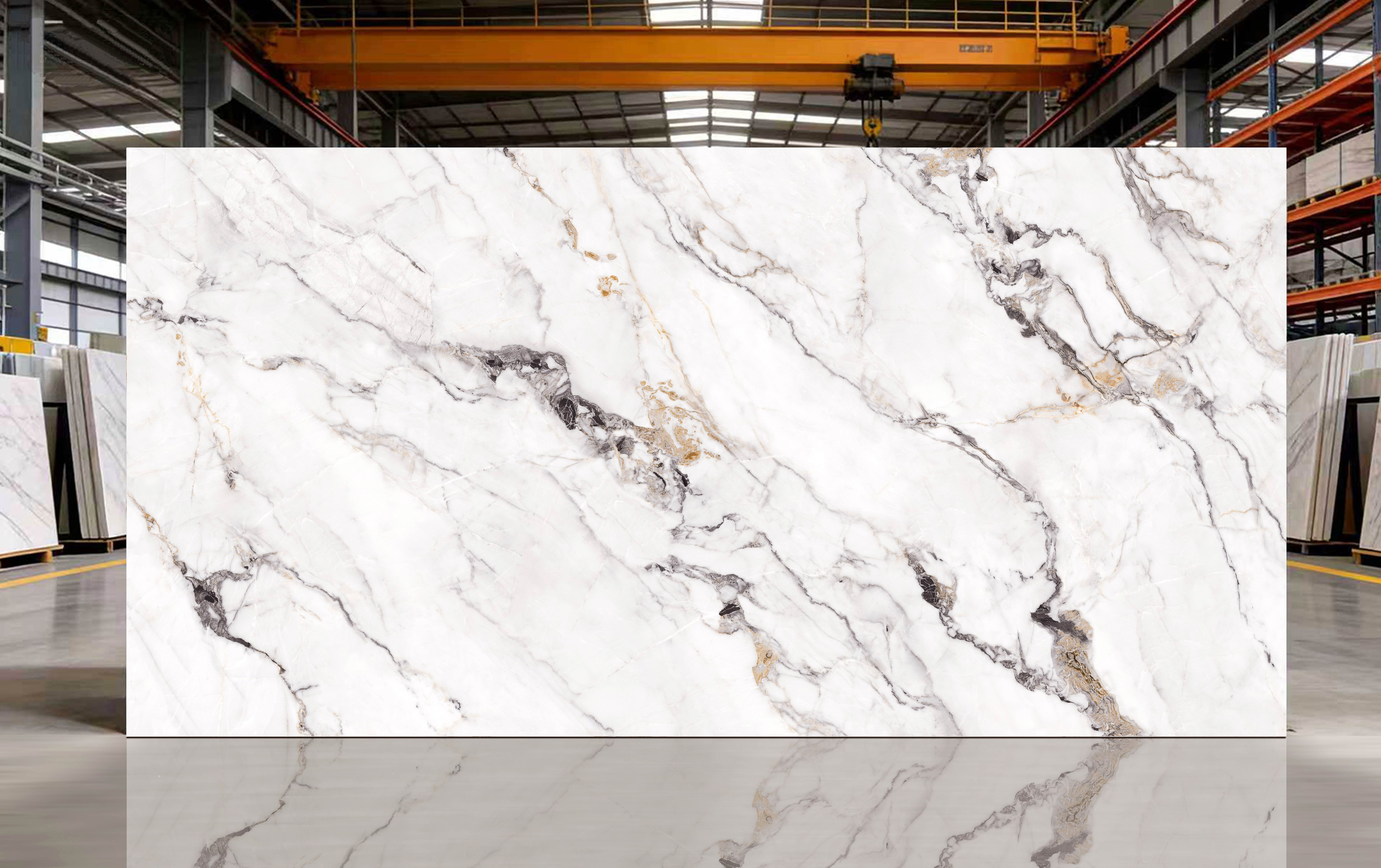 Fendi White Quartz Slab 806